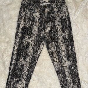 Cool Snake Skin Print Pants
